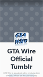 Mobile Screenshot of gtawire.tumblr.com