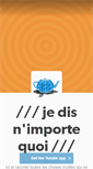 Mobile Screenshot of jedisnimportequoi.tumblr.com