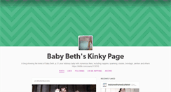 Desktop Screenshot of nappiesforbabybeth.tumblr.com