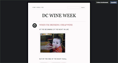 Desktop Screenshot of dcwineweek.tumblr.com