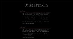 Desktop Screenshot of mikefranklin.tumblr.com