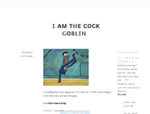 Tablet Screenshot of goblincock.tumblr.com