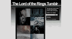 Desktop Screenshot of lordoftherings.tumblr.com