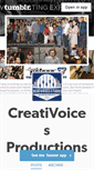 Mobile Screenshot of creativoices.tumblr.com