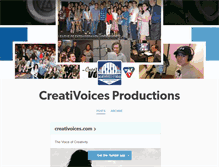 Tablet Screenshot of creativoices.tumblr.com