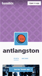 Mobile Screenshot of antlangston.tumblr.com