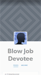 Mobile Screenshot of blowjobdevotee.tumblr.com