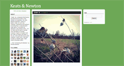 Desktop Screenshot of keatsandnewton.tumblr.com