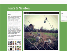 Tablet Screenshot of keatsandnewton.tumblr.com