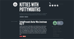 Desktop Screenshot of kittieswithpottymouths.tumblr.com