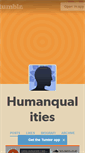 Mobile Screenshot of humanqualities.tumblr.com