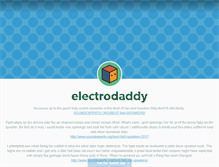 Tablet Screenshot of electrodaddy.tumblr.com