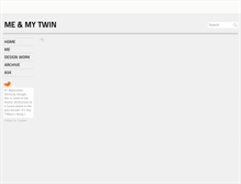 Tablet Screenshot of meandmytwin.tumblr.com