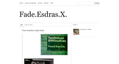 Desktop Screenshot of fadeesdrasx.tumblr.com