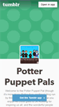 Mobile Screenshot of potterpuppetpals.tumblr.com