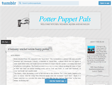 Tablet Screenshot of potterpuppetpals.tumblr.com