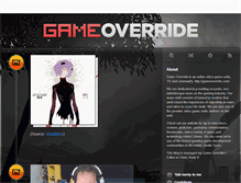 Tablet Screenshot of gameoverride.tumblr.com