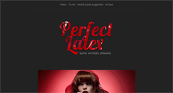 Desktop Screenshot of perfectlatex.tumblr.com
