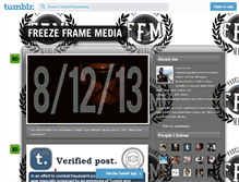 Tablet Screenshot of freezeframemedia.tumblr.com