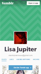 Mobile Screenshot of lisajupiter.tumblr.com