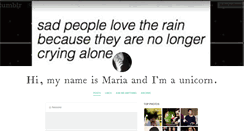 Desktop Screenshot of mariasworld.tumblr.com