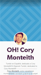Mobile Screenshot of ohcorymonteith.tumblr.com