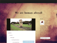 Tablet Screenshot of mostly-human.tumblr.com
