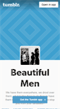 Mobile Screenshot of beautifulmen.tumblr.com