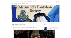 Desktop Screenshot of melancholypantyhosesociety.tumblr.com