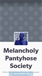Mobile Screenshot of melancholypantyhosesociety.tumblr.com