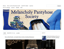 Tablet Screenshot of melancholypantyhosesociety.tumblr.com