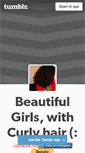 Mobile Screenshot of curlyyhairedbeauties.tumblr.com