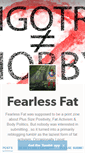 Mobile Screenshot of fearlessfat.tumblr.com