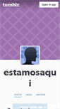 Mobile Screenshot of estamosaqui.tumblr.com