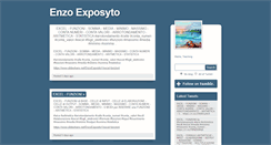 Desktop Screenshot of enzoexposito.tumblr.com