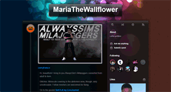Desktop Screenshot of mariathewallflower.tumblr.com