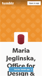 Mobile Screenshot of mariajeglinska.tumblr.com