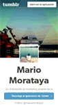 Mobile Screenshot of mariomorataya.tumblr.com