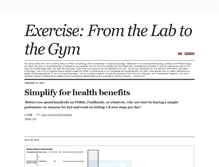 Tablet Screenshot of exercisescience.tumblr.com