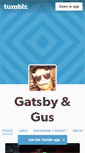 Mobile Screenshot of gatsbyandgus.tumblr.com