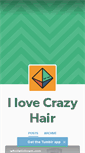 Mobile Screenshot of i-love-my-crazy-hair.tumblr.com
