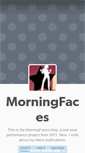 Mobile Screenshot of morningfaces.tumblr.com
