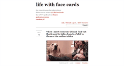 Desktop Screenshot of lifewithfacecards.tumblr.com