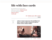 Tablet Screenshot of lifewithfacecards.tumblr.com