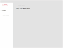 Tablet Screenshot of anofelus.tumblr.com