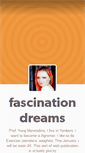 Mobile Screenshot of fascinationdreams.tumblr.com