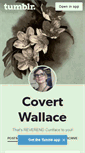 Mobile Screenshot of covertwallace.tumblr.com