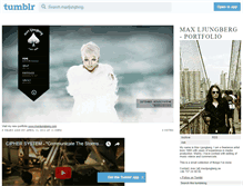 Tablet Screenshot of maxljungberg.tumblr.com