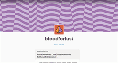 Desktop Screenshot of bloodforlust.tumblr.com