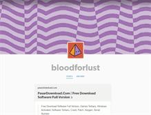 Tablet Screenshot of bloodforlust.tumblr.com